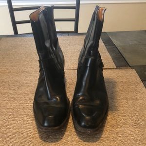 Ariat fashion boots with buckle detail